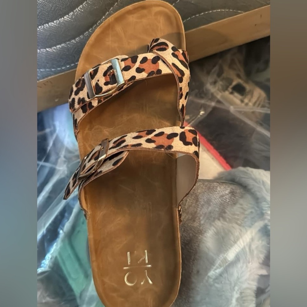 Cheetah sandals